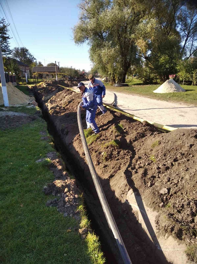 Replacement of low and medium pressure gas pipelines in the village Shchepaniv in Ternopil Region